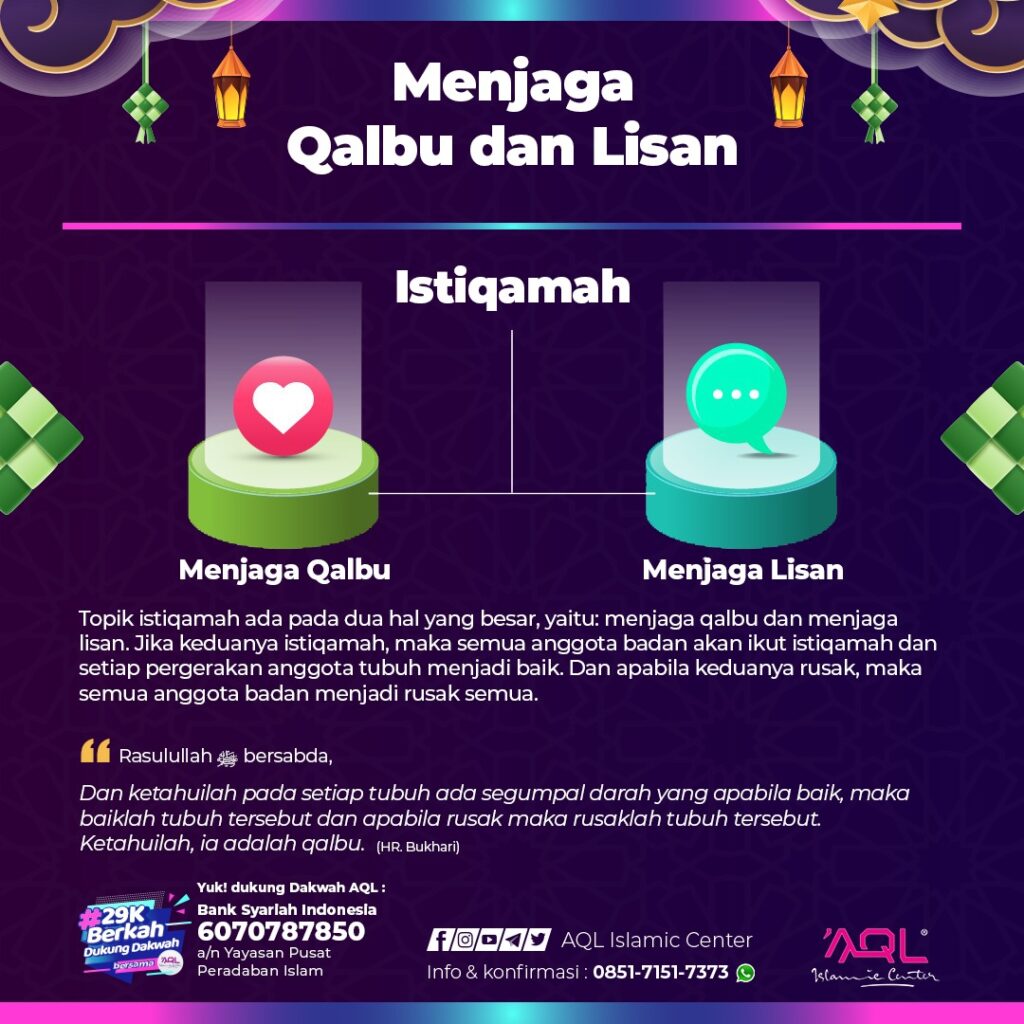 Menjaga Kalbu dan Lisan