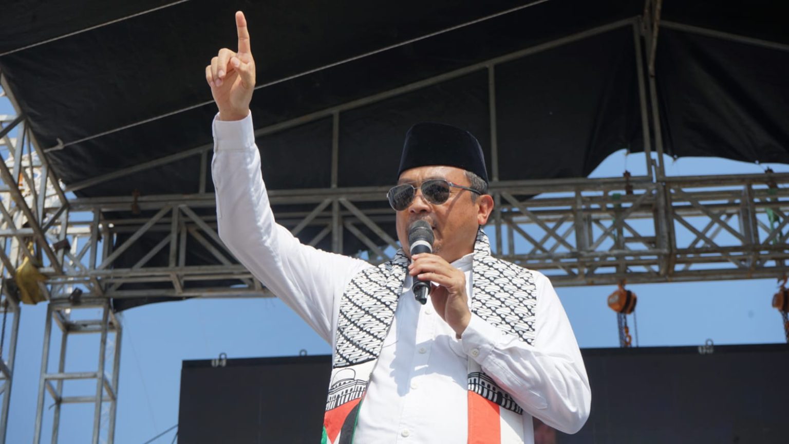Aksi Bela Aqsa Pesisir Jakarta