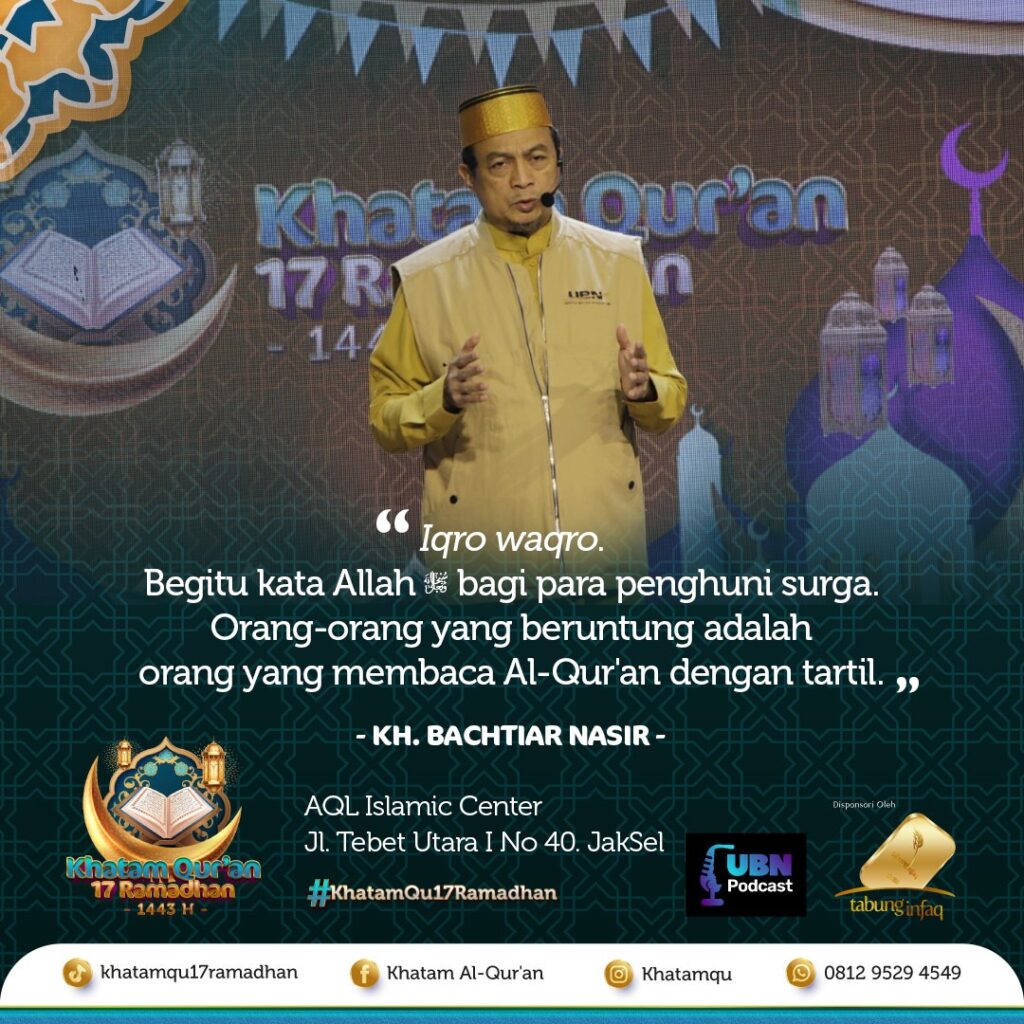 KHATAM AL-QUR’AN BERSAMA YATIM DAN SANTRI PENGHAPAL AL-QUR’AN